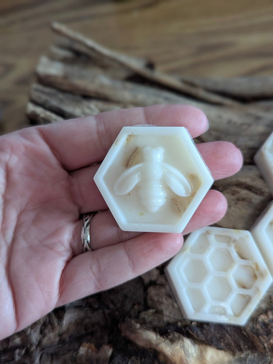 19 Mini Honeycomb Soaps 8oz total (Donor Milk) - Milky Way Spirit & Soul Keepsakes