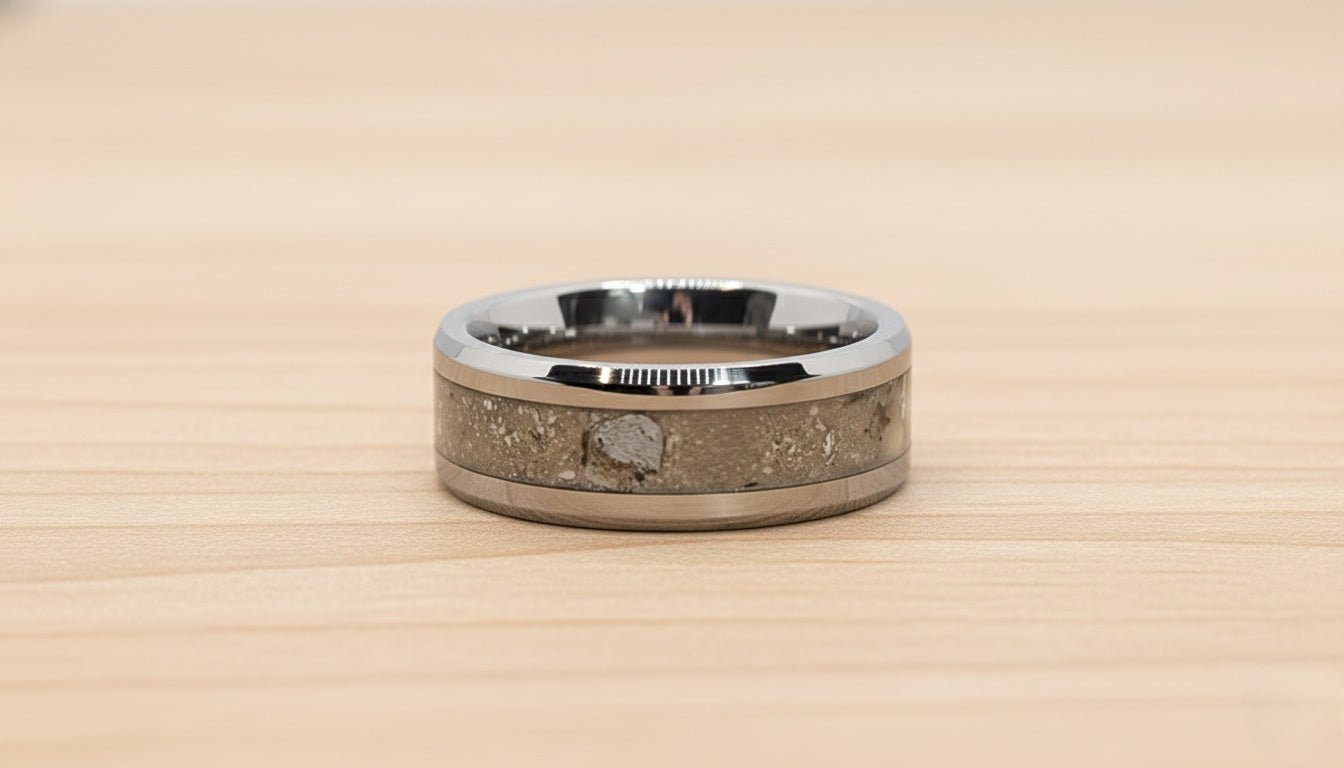 Silver cremation inlay ring
Milky Way Spirit & Soul Keepsakes