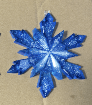 Snow Flakes Christmas Decorations. Set of Three. - Milky Way Spirit & Soul Keepsakes