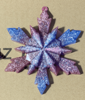 Snow Flakes Christmas Decorations. Set of Three. - Milky Way Spirit & Soul Keepsakes