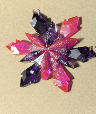 Snow Flakes Christmas Decorations. Set of Three. - Milky Way Spirit & Soul Keepsakes