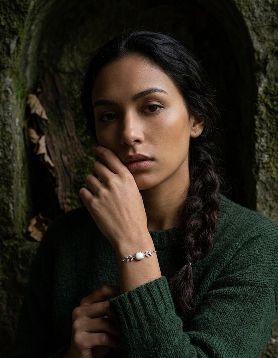 The Silver Dew-Drop Bracelet Collection - Milky Way Spirit & Soul Keepsakes