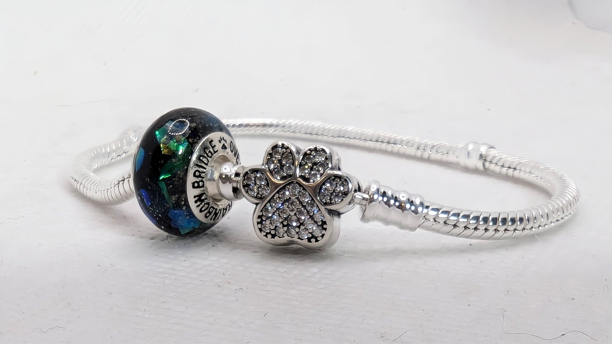 Fancy European Style Bead on Bracelet - Milky Way Spirit & Soul Keepsakes