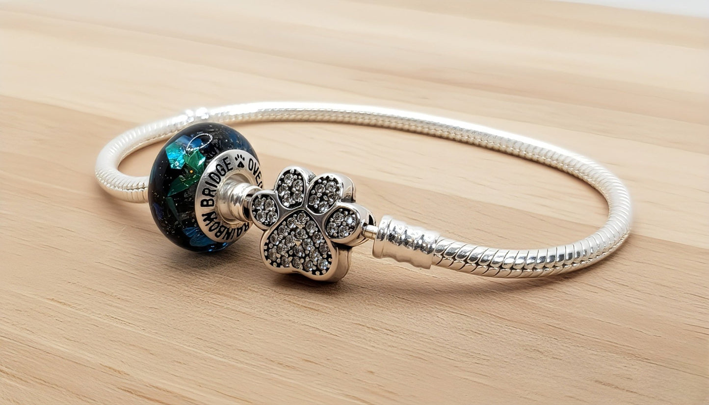 Fancy European Style Bead on Bracelet - Milky Way Spirit & Soul Keepsakes