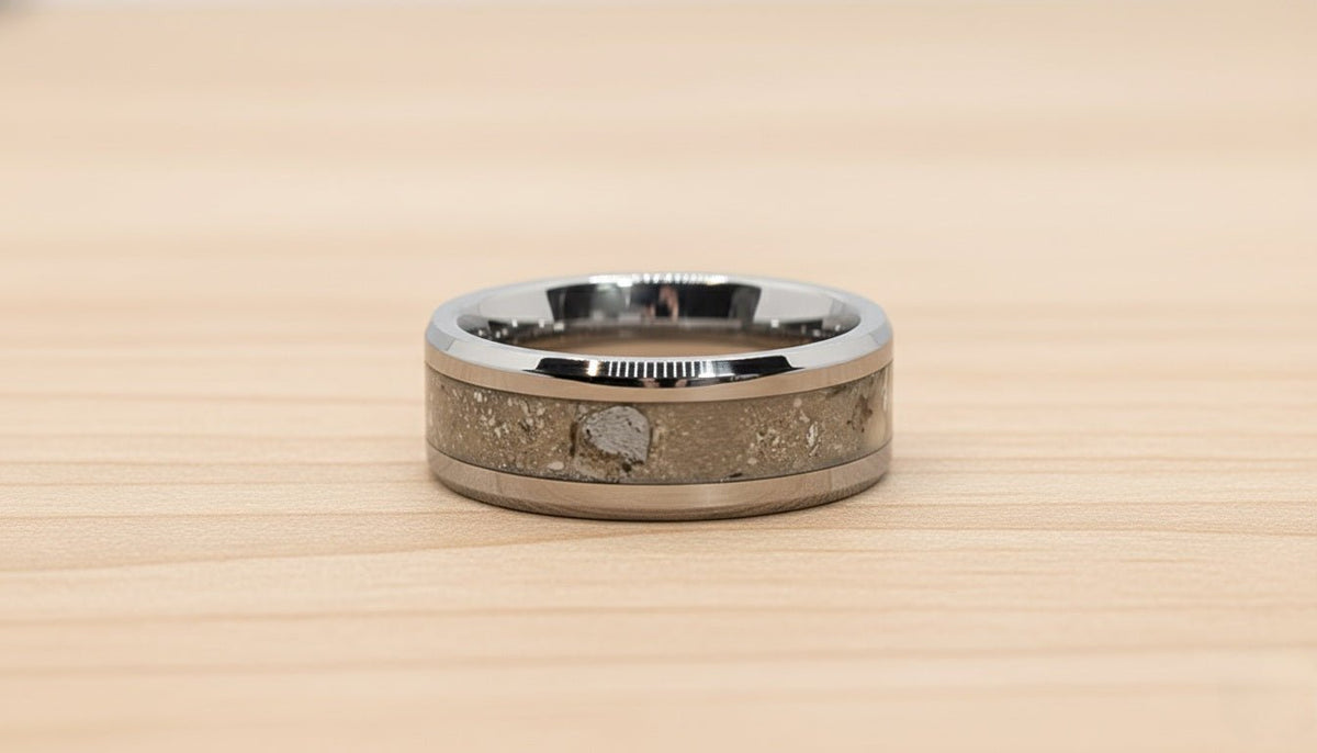 Silver cremation inlay ring
Milky Way Spirit & Soul Keepsakes 
