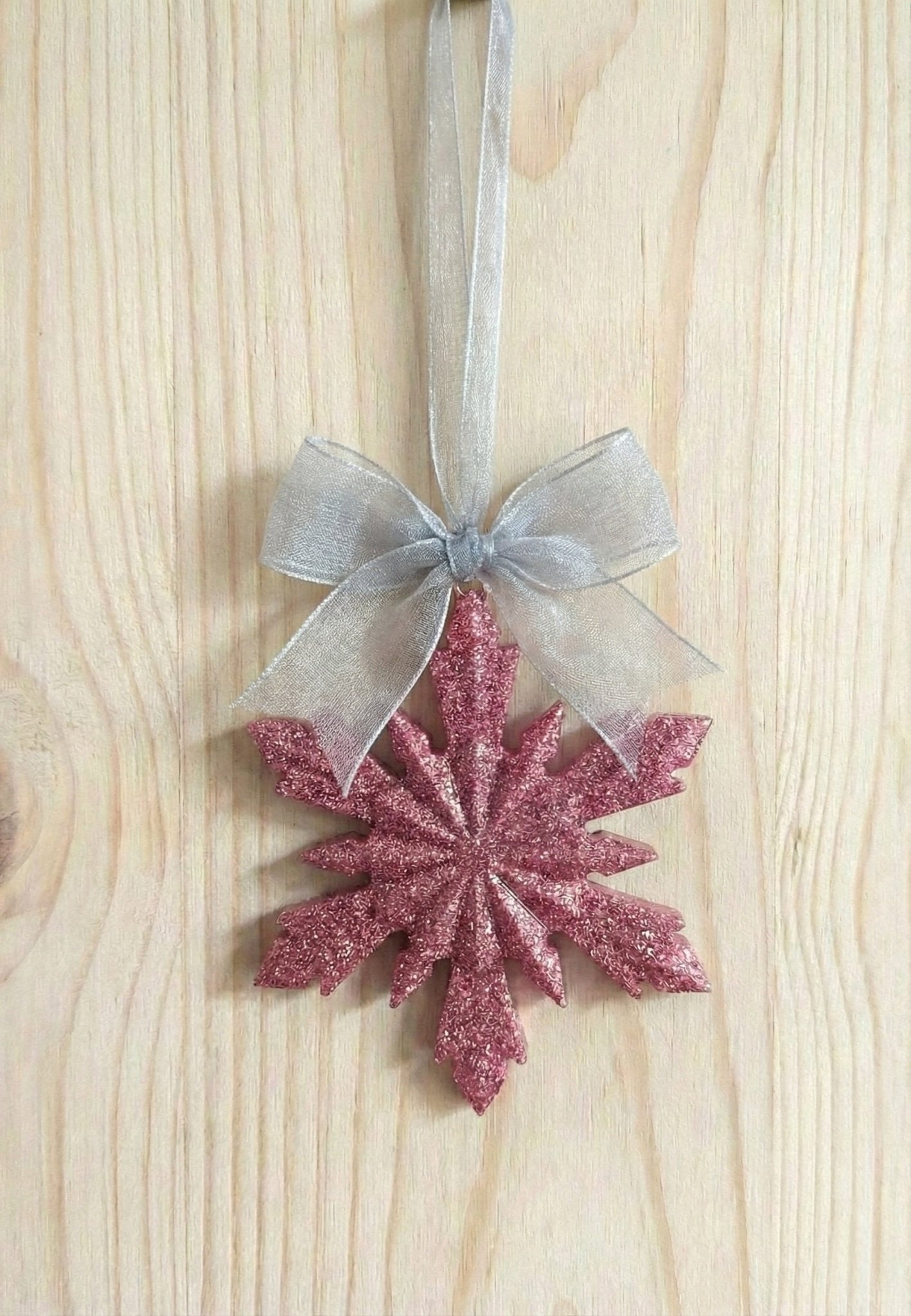 Snow Flakes Christmas Decorations. Set of Three. - Milky Way Spirit & Soul Keepsakes